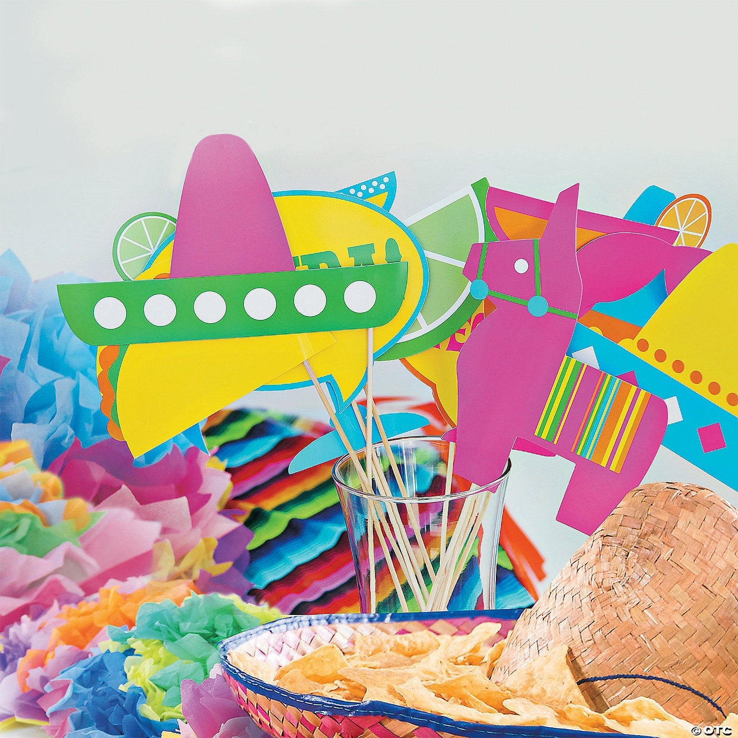Fiesta Party Photo Stick Props by Fun Express from Instaballoons