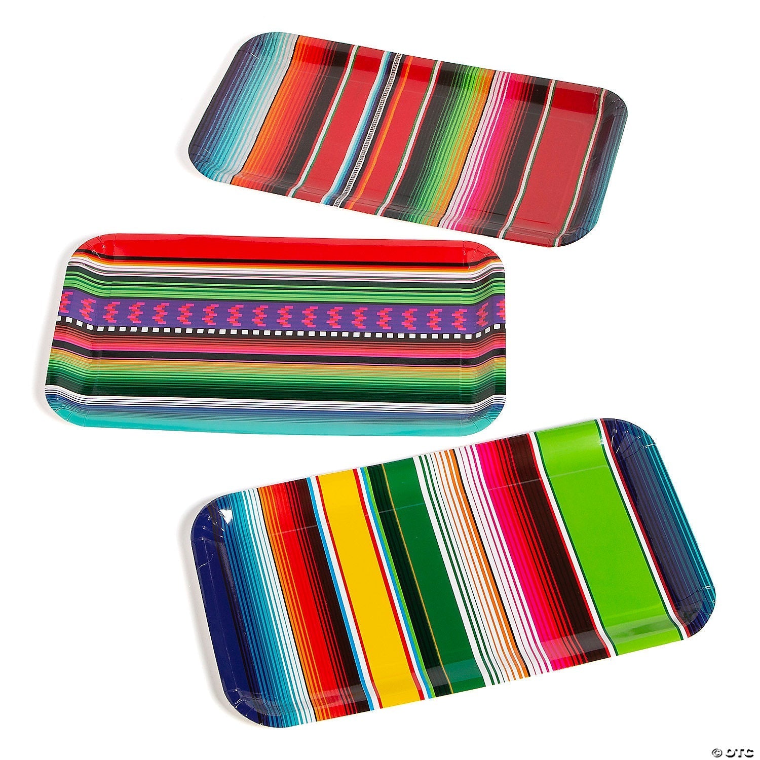 Fiesta Sarape Paper Serving Trays 18″ by Fun Express from Instaballoons
