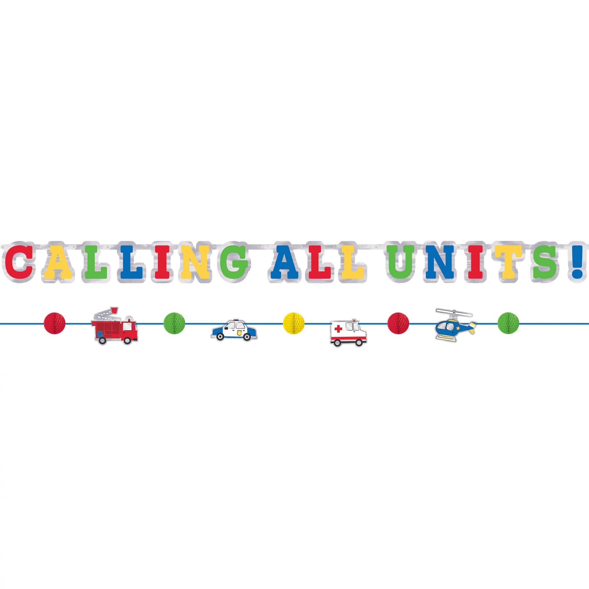 First Responders Banner Kit by Amscan from Instaballoons