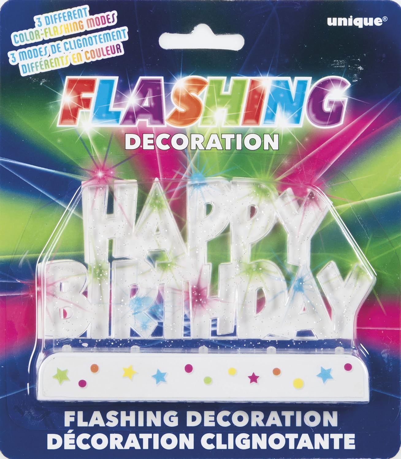 Flashing Candle - Happy Birthday - Unique