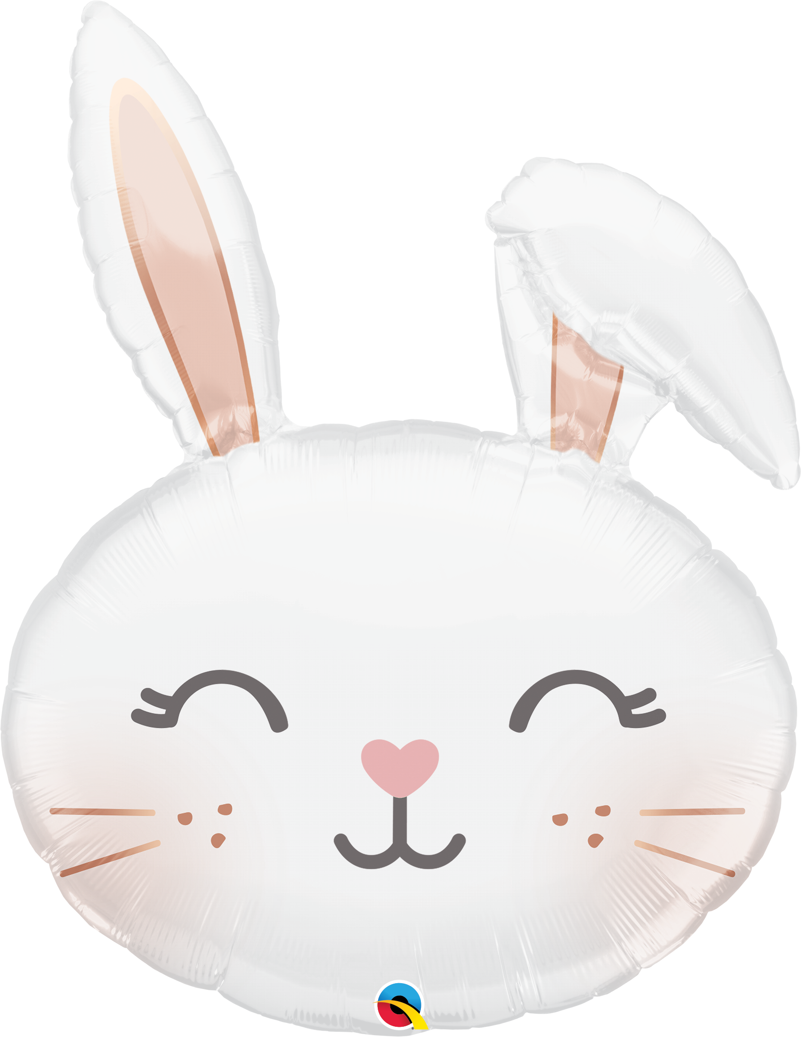 Floppy Eared Bunny 37″ Foil Balloon by Qualatex from Instaballoons