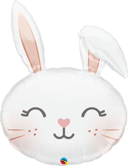 Floppy Eared Bunny 37″ Foil Balloon by Qualatex from Instaballoons