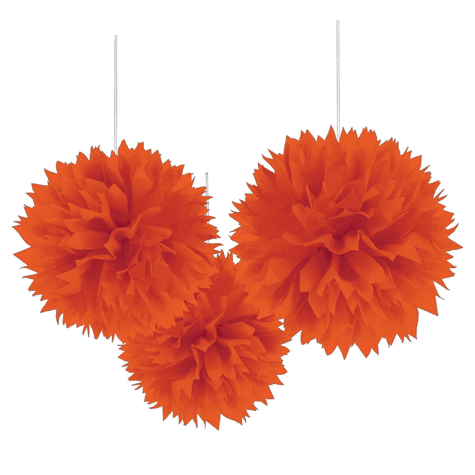 Fluffy Deco - Orange by Amscan from Instaballoons