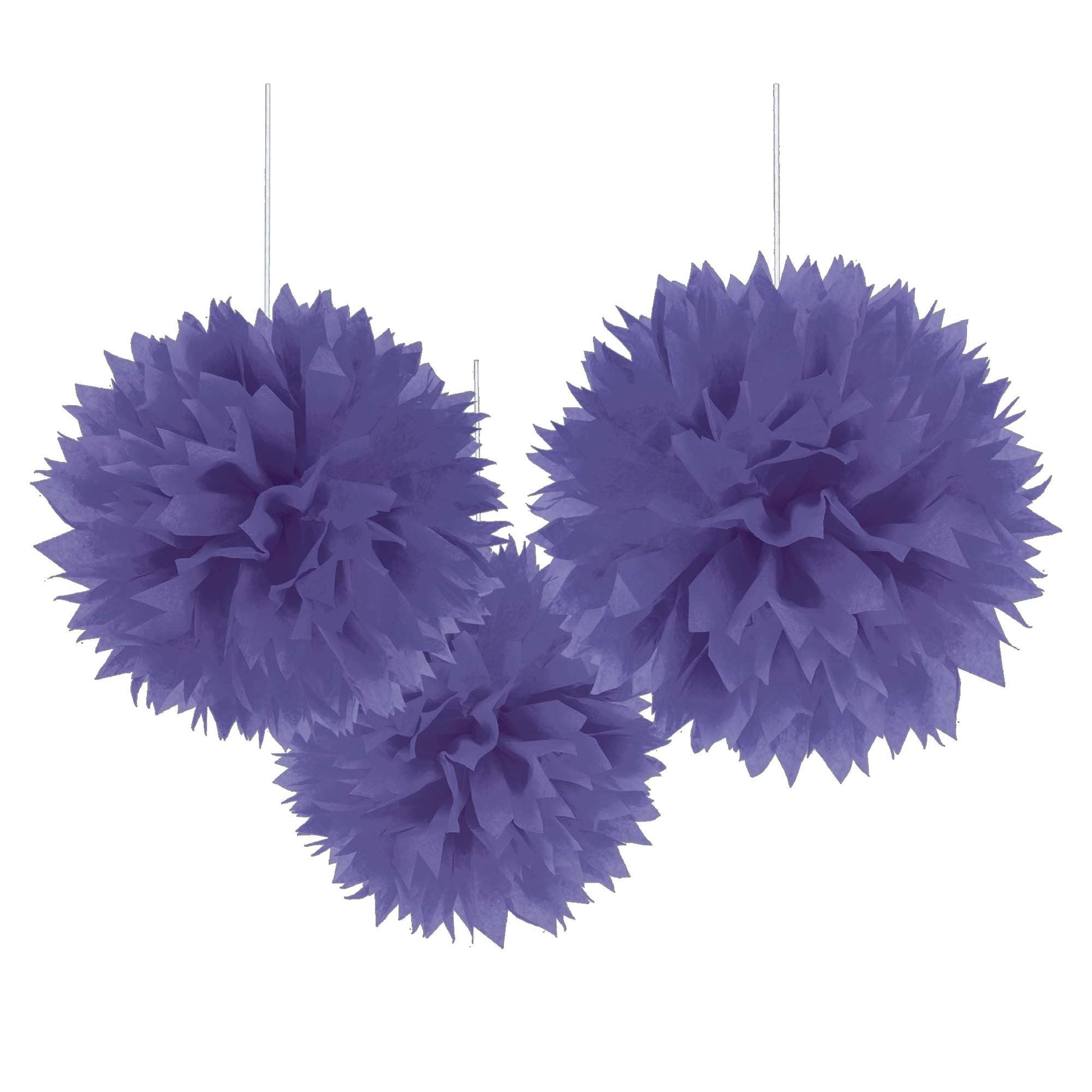 Fluffy Deco - Purple by Amscan from Instaballoons