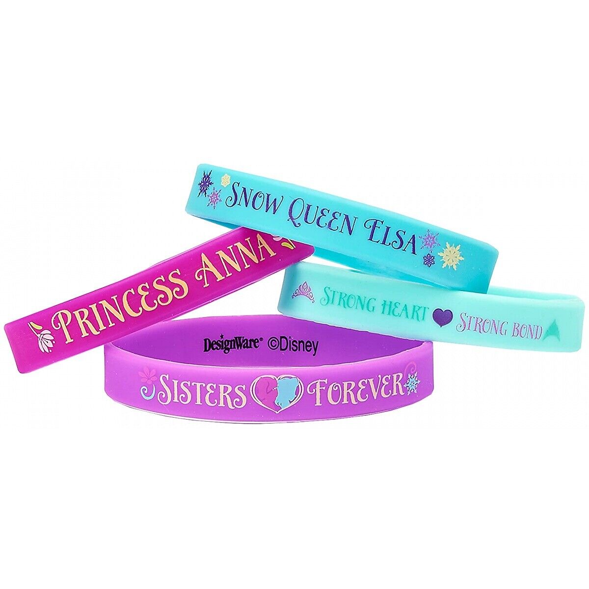 Frozen Rubber Bracelets by Amscan from Instaballoons