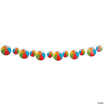 Fun Express Beach Bum Garland 6″ x 7′