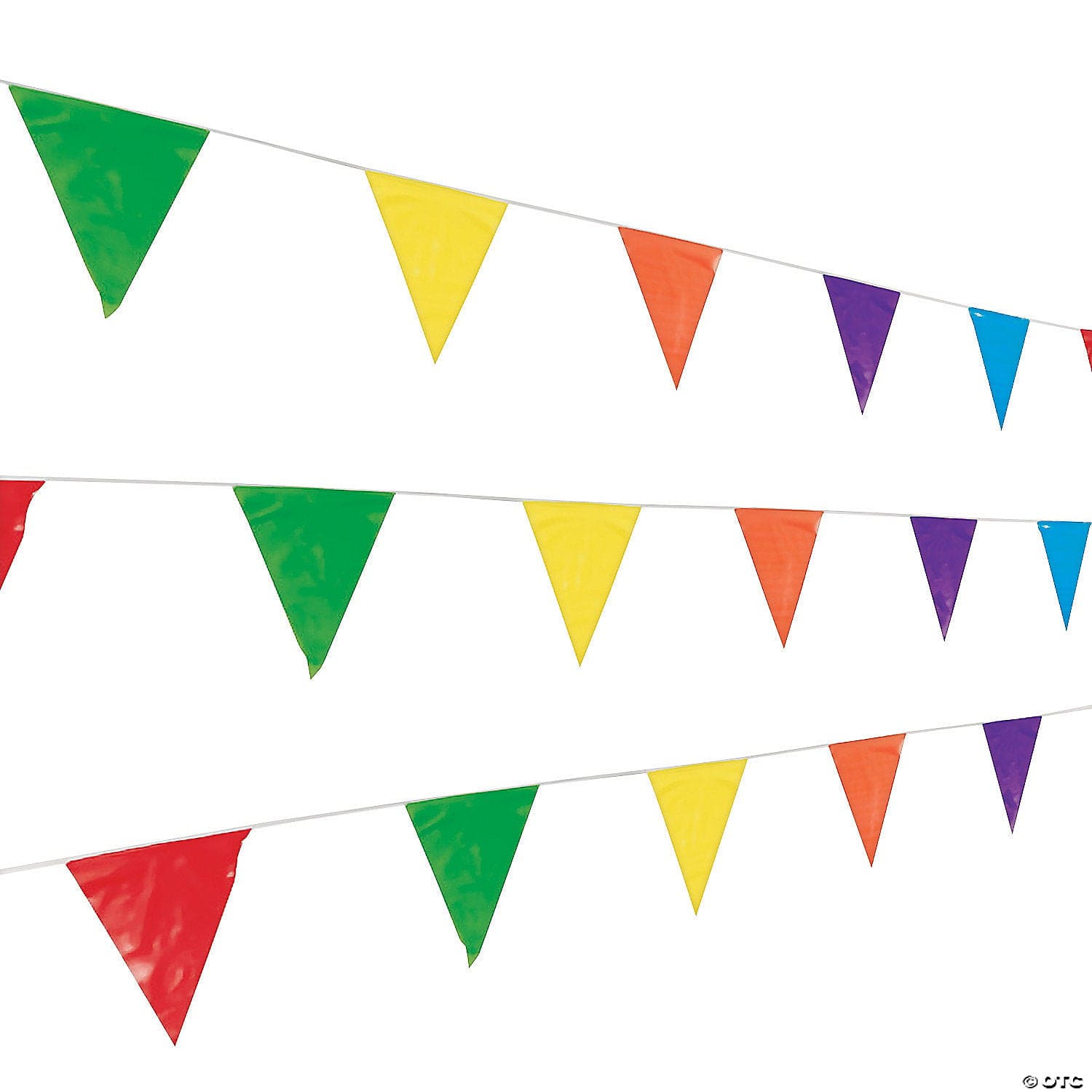 Fun Express Multicolor Pennant Banner 100′