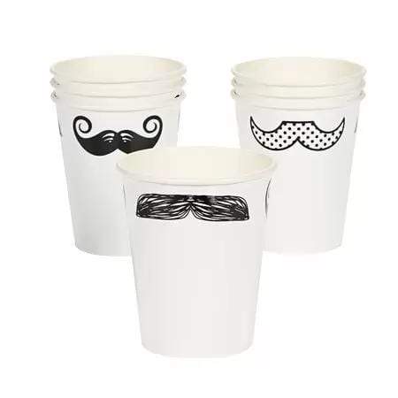 Fun Express Mustache Party 9oz Cups (8 count)