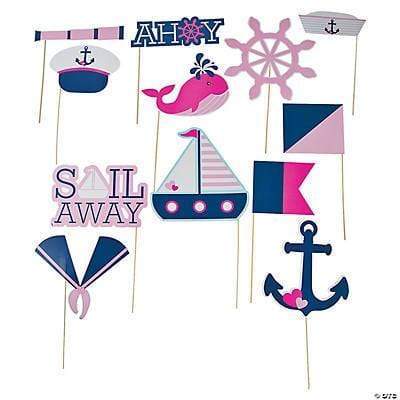 Fun Express Party Supplies Nautical Girl Stick Props (12 count)