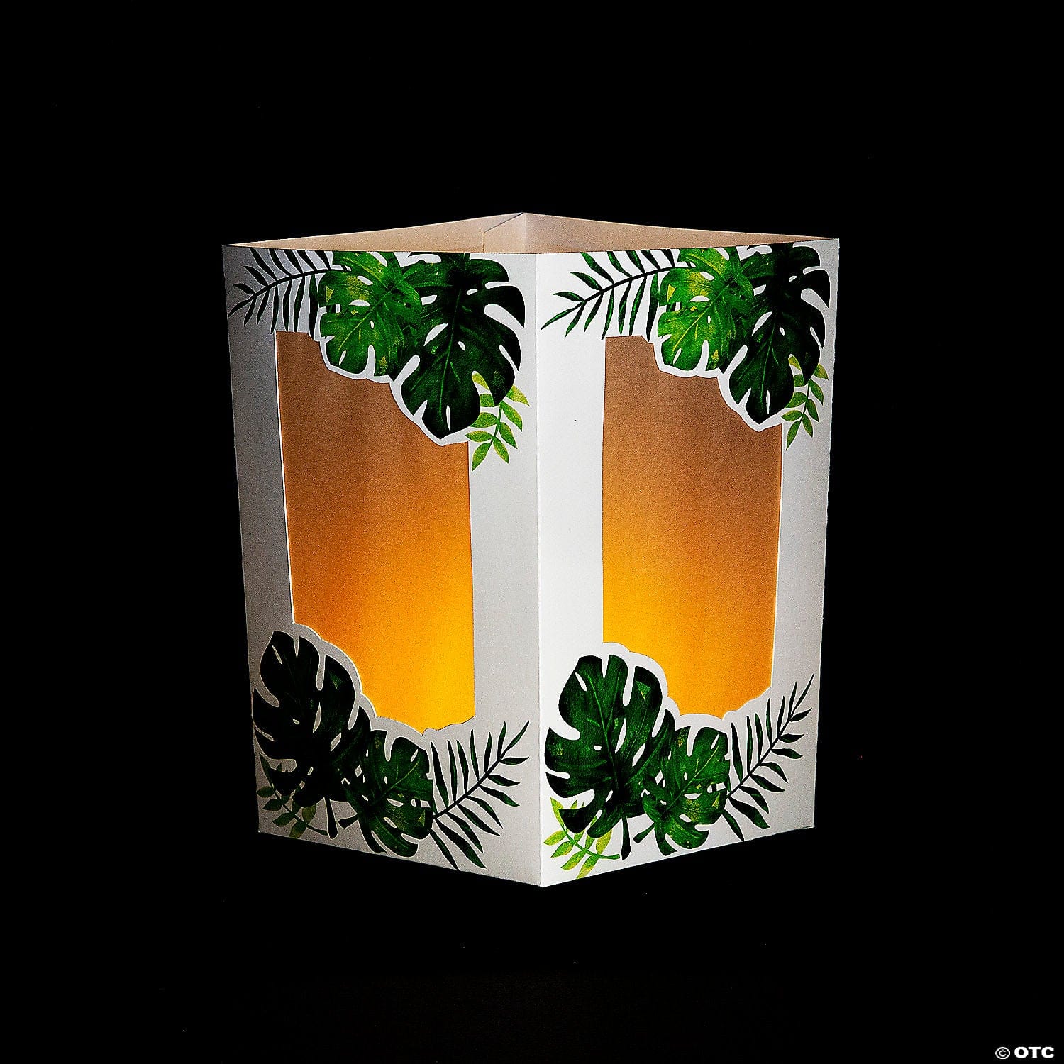 Fun Express Party Supplies Palm Leaf Centerpiece Luminaries (3 count)