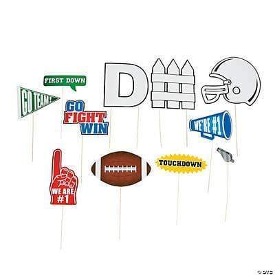 Fun Express Party Supplies Paper Football Photo Sticks Props