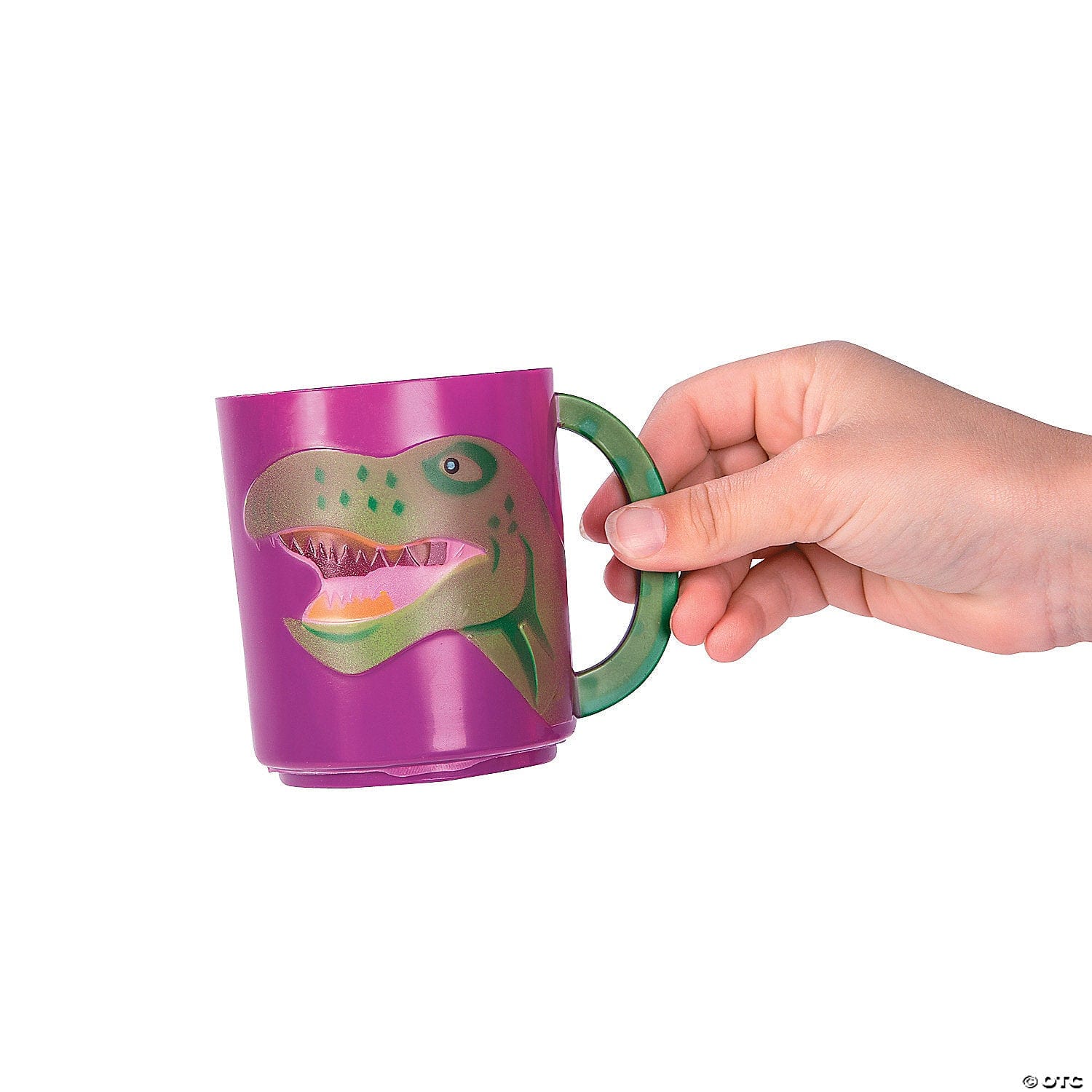 Fun Express Plastic Dinosaur Mugs 3″ (12 count)