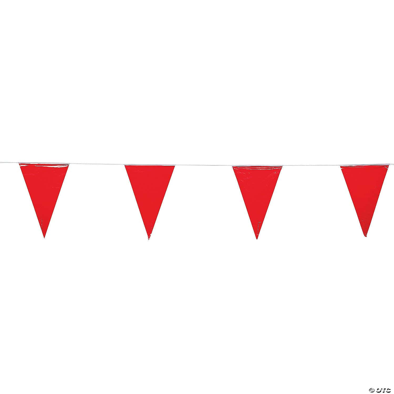 Fun Express Red Pennant Banner 100′