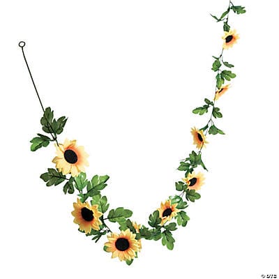 Fun Express Sunflower Garland 6′