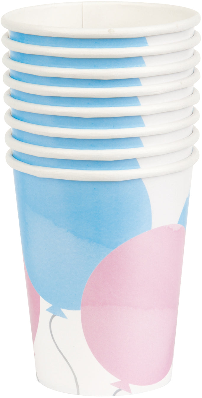 Gender Reveal 9oz Paper Cups by Unique from Instaballoons