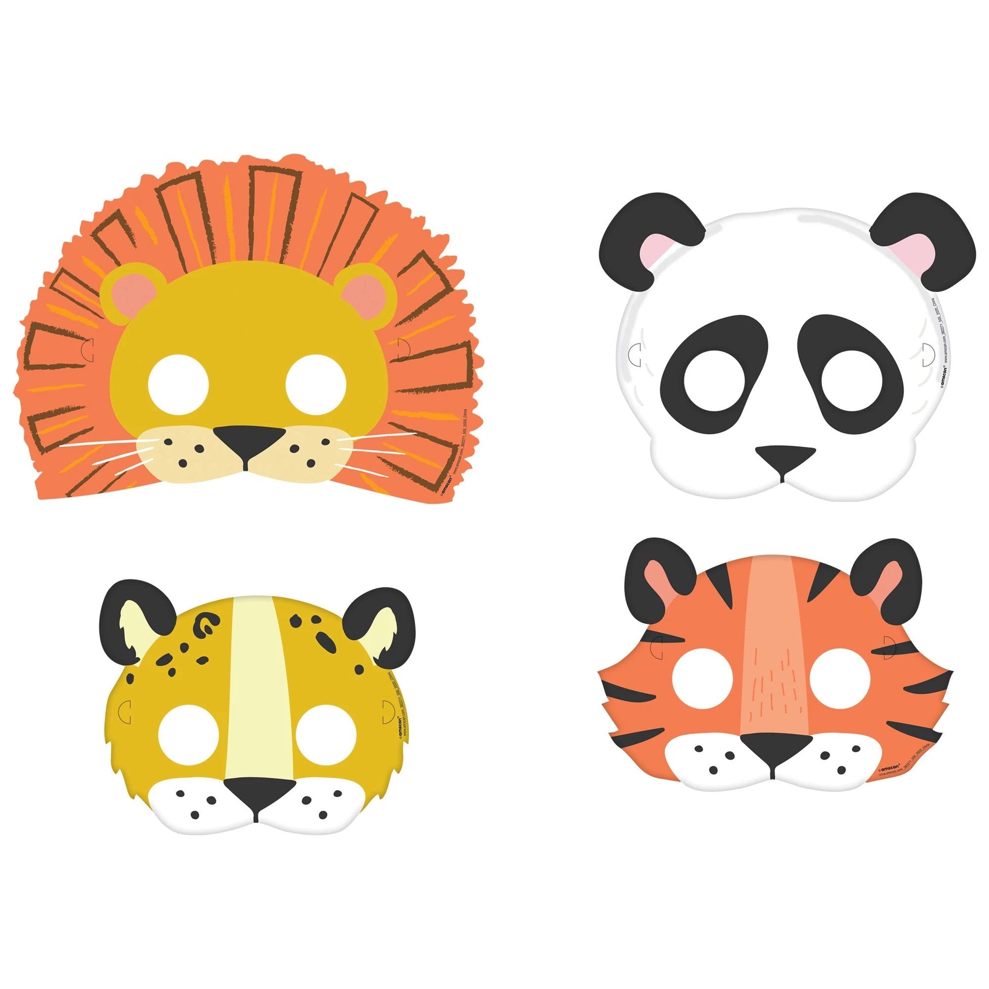 Get Wild Birthday Paper Masks by Amscan from Instaballoons
