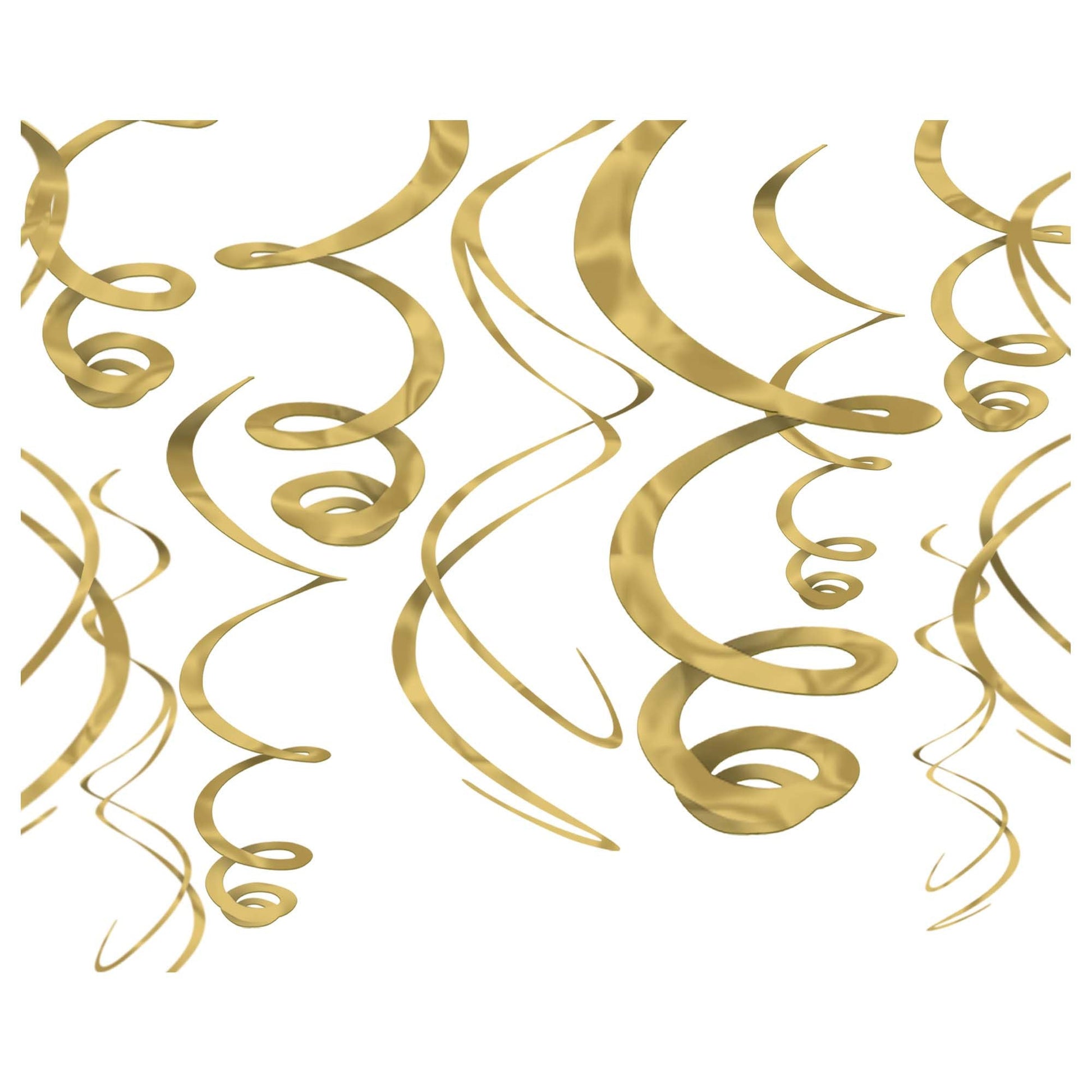 Gold Swirl Deco by Amscan from Instaballoons