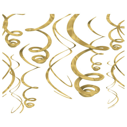 Gold Swirl Deco by Amscan from Instaballoons
