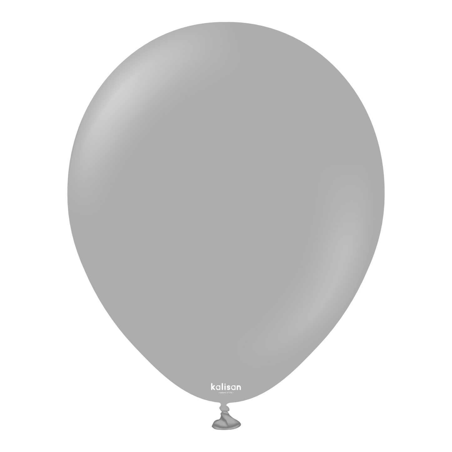 Grey 18″ Latex Balloons by Kalisan from Instaballoons