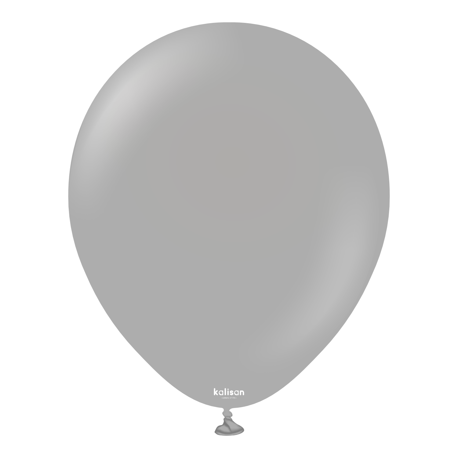 Grey 18″ Latex Balloons by Kalisan from Instaballoons