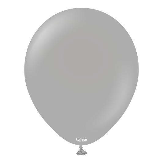 Grey 18″ Latex Balloons by Kalisan from Instaballoons