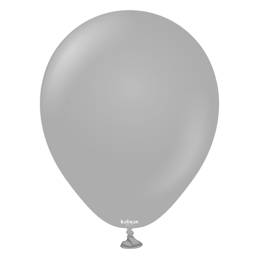 Grey 5″ Latex Balloons by Kalisan from Instaballoons