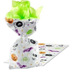 Halloween Spooky Smiles Cello Bags by Unique from Instaballoons
