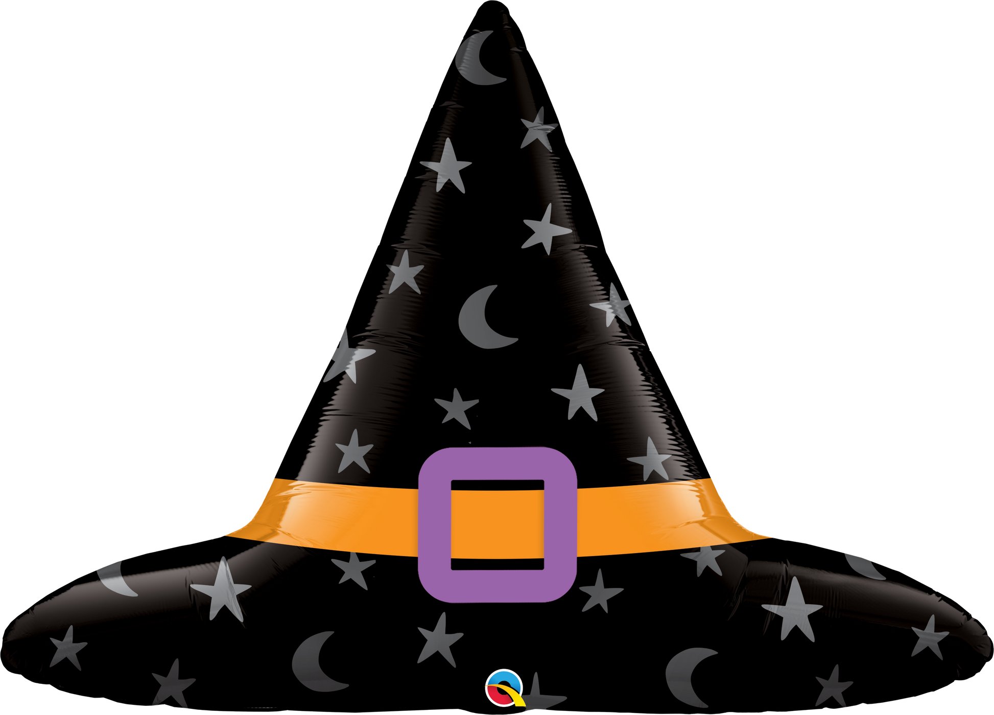 Halloween Witch's Hat 40″ Foil Balloon by Qualatex from Instaballoons