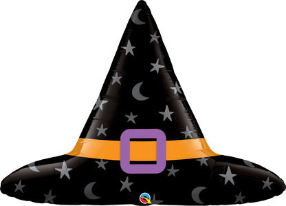 Halloween Witch's Hat 40″ Foil Balloon by Qualatex from Instaballoons
