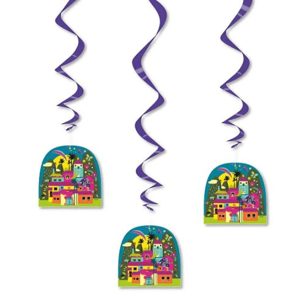 Hanging Swirl Decorations - Encanto (3ct) - Unique