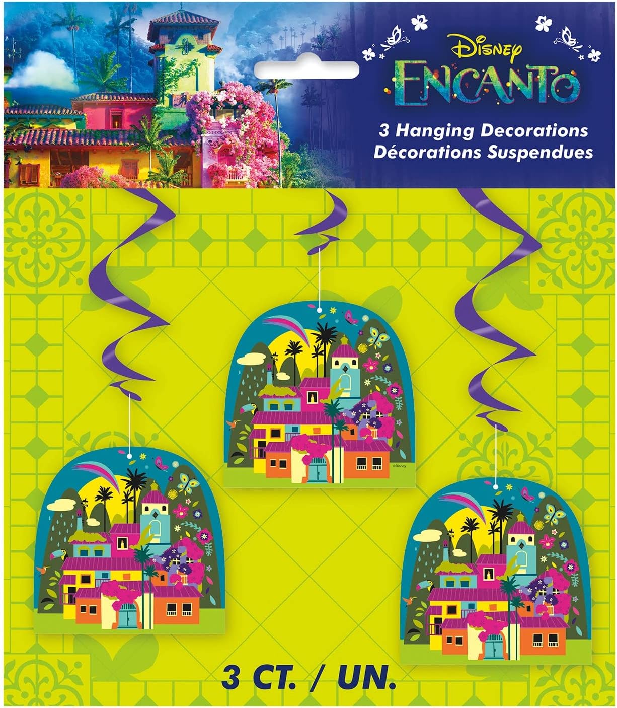 Hanging Swirl Decorations - Encanto (3ct) - Unique