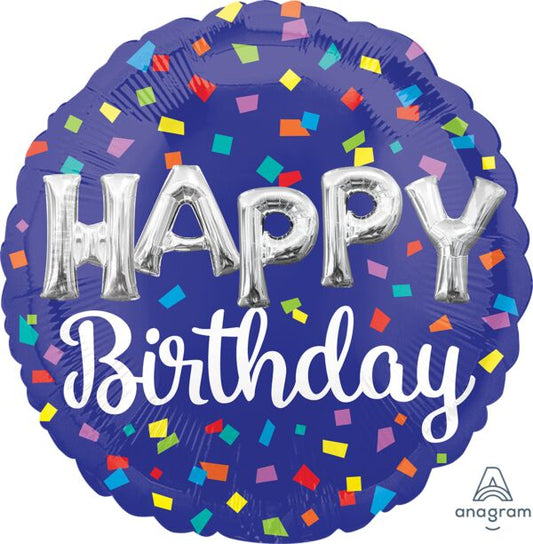Happy Birthday Balloon Letters 18″ Foil Balloon by Anagram from Instaballoons