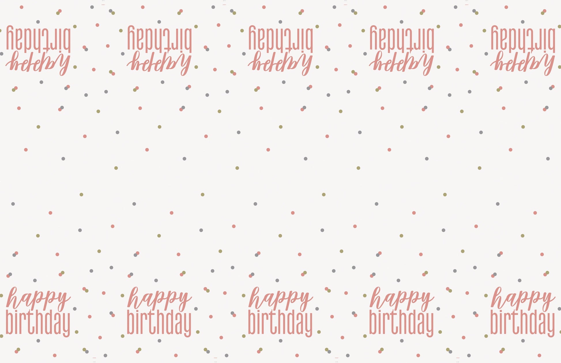 Happy Birthday Rose Gold Tablecover by Unique from Instaballoons