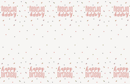 Happy Birthday Rose Gold Tablecover by Unique from Instaballoons