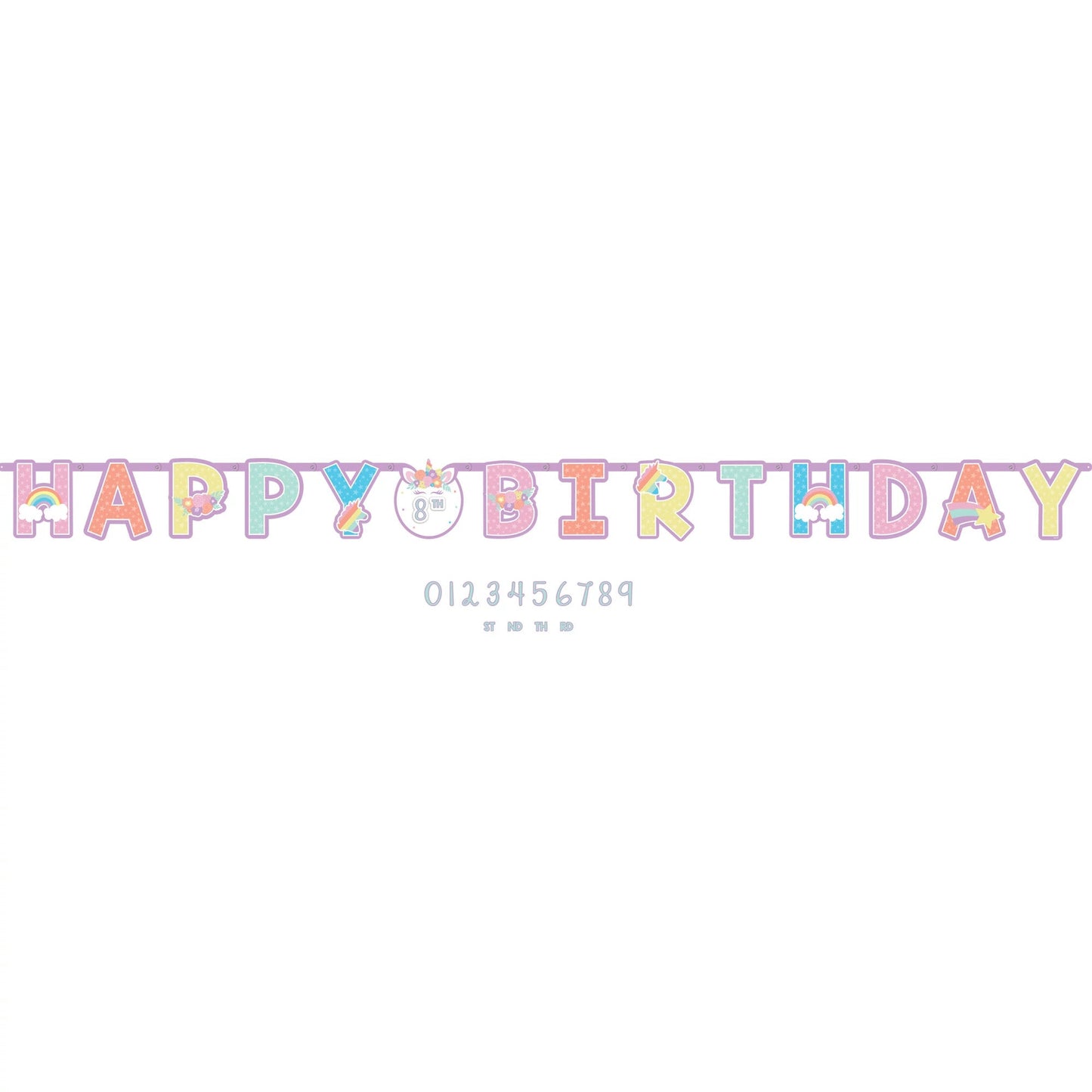 Happy Birthday Unicorn Banner by Amscan from Instaballoons