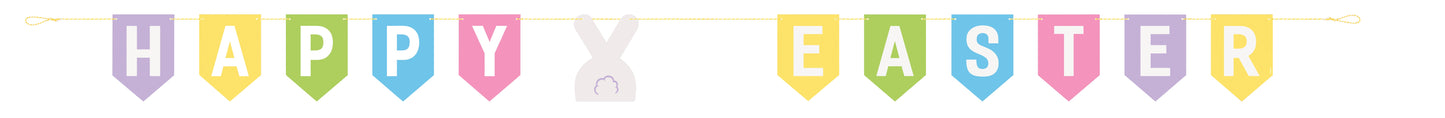 Happy Easter Pennant Banner by Unique from Instaballoons