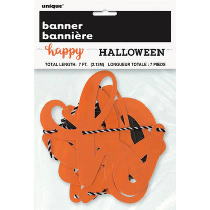 Happy Halloween Banner Decoration by Unique from Instaballoons
