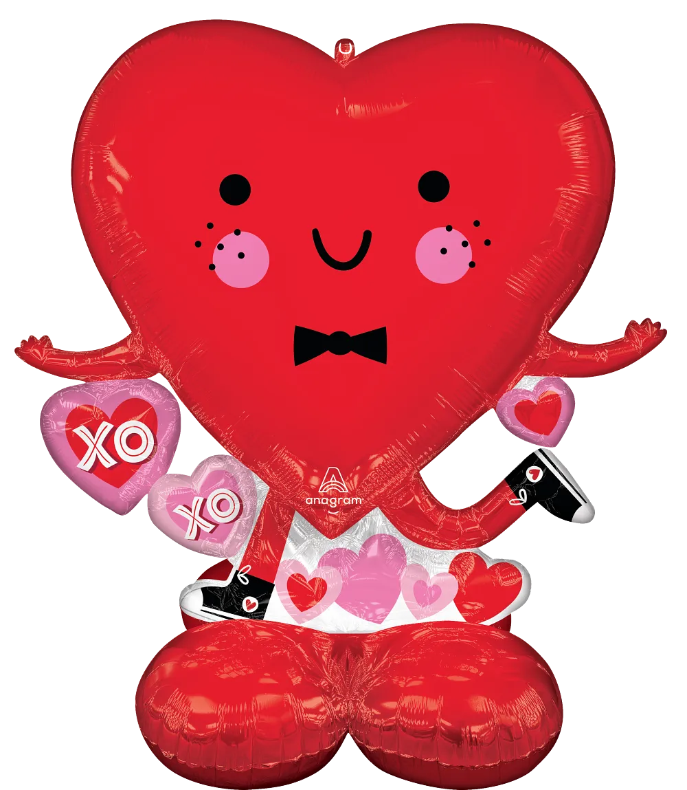 Happy Heart AirLoonz 43″ Foil Balloon by Anagram from Instaballoons