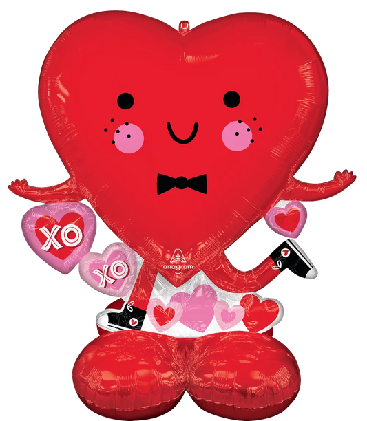 Happy Heart AirLoonz 43″ Foil Balloon by Anagram from Instaballoons