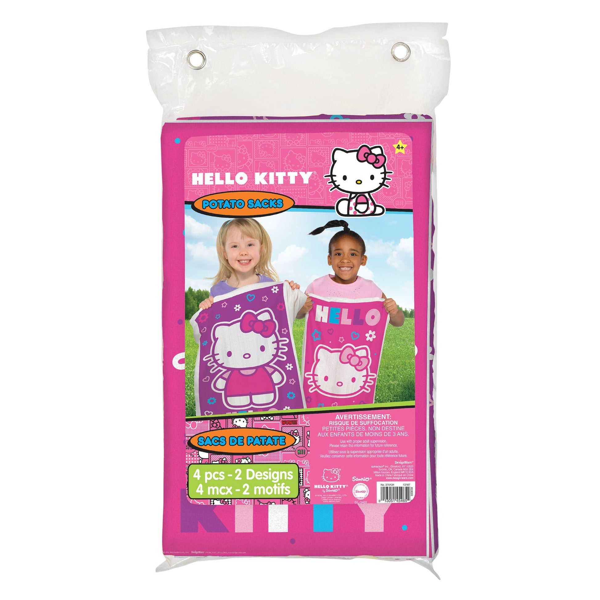 Hello Kitty Potato Sacks by Amscan from Instaballoons