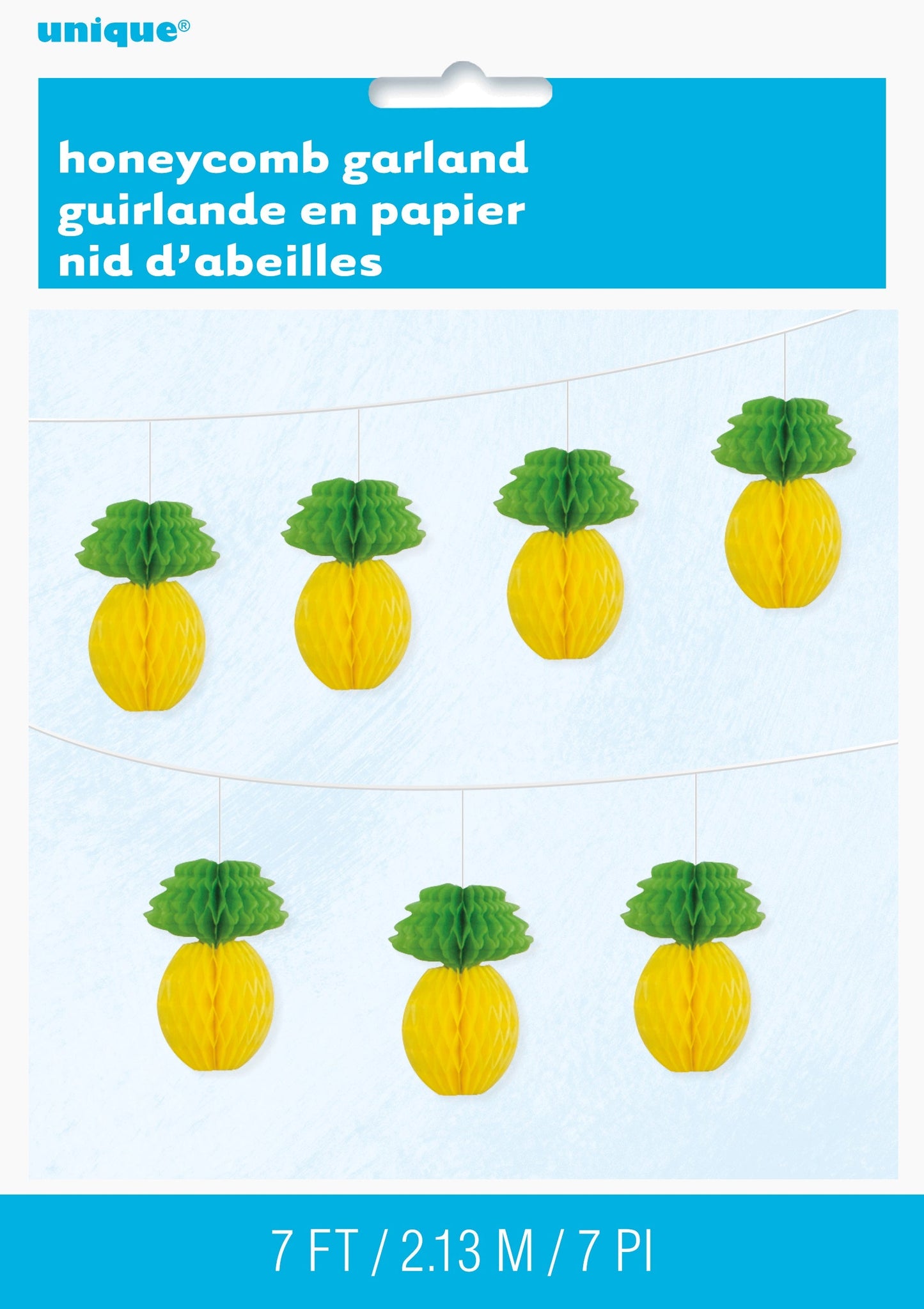 Honeycomb Pineapple Garland 7 feet by Unique from Instaballoons