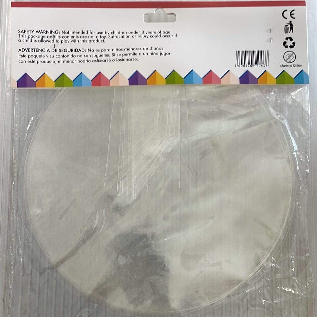 Imported Mylar & Foil Clear Bobo 24″ Balloons (12 count)