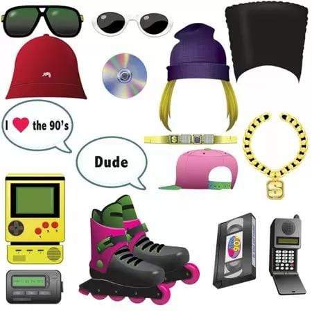 instaballoons 90s Photo Fun Signs (16 count)