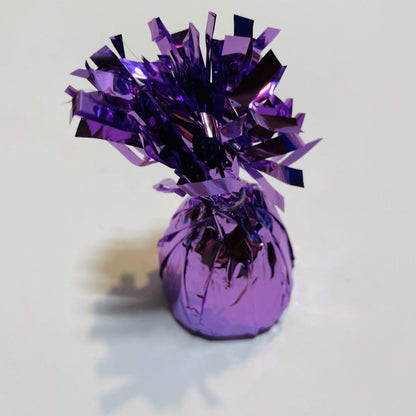 instaballoons Balloon Accessories Metallic Lavender Balloon Weights 6 ounce