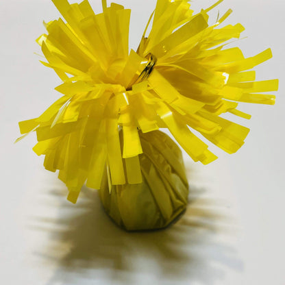 instaballoons Balloon Accessories Yellow Balloon Weights 6 ounce