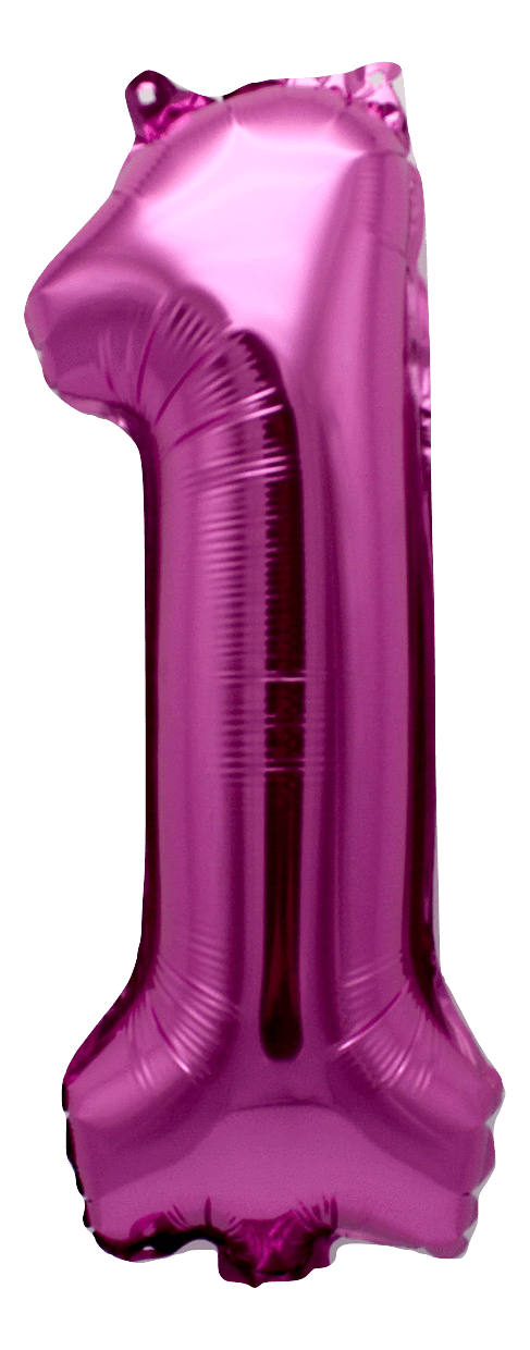 instaballoons Mylar & Foil Pink / 1 Pink 16" Small Balloon Letters and Numbers