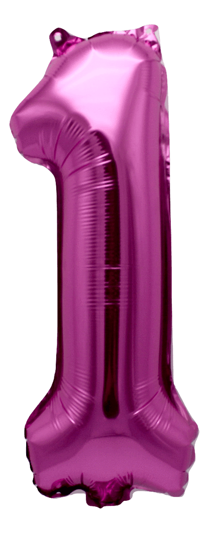 instaballoons Mylar & Foil Pink / 1 Pink 16" Small Balloon Letters and Numbers
