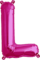 instaballoons Mylar & Foil Pink / L Pink 16" Small Balloon Letters and Numbers