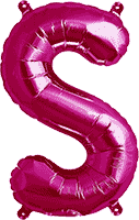 instaballoons Mylar & Foil Pink / S Pink 16" Small Balloon Letters and Numbers