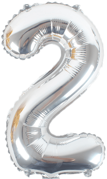 instaballoons Mylar & Foil Silver 16" Small Balloon Letters and Numbers